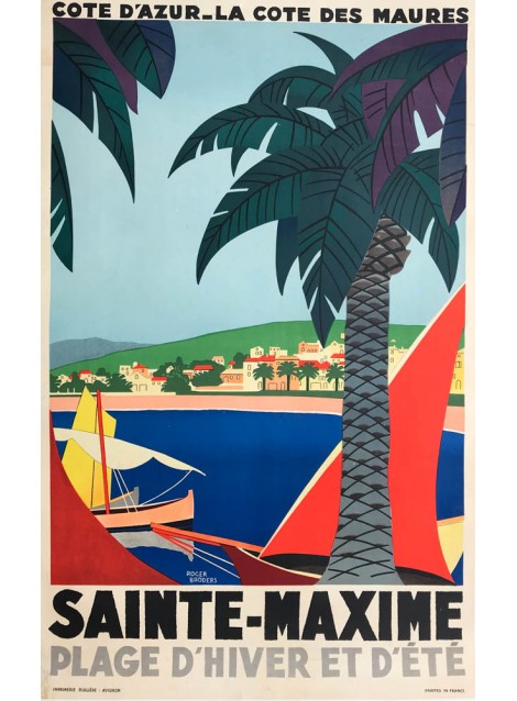 Roger Broders. Sainte-Maxime. Ca 1935.