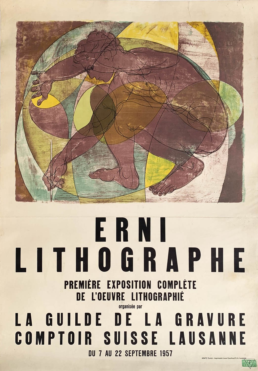 Lithograph Catalogue Raisonne Hans Erni - 本