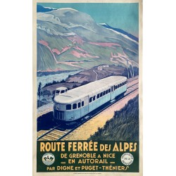 Route ferrée des Alpes. PLM. 1936.