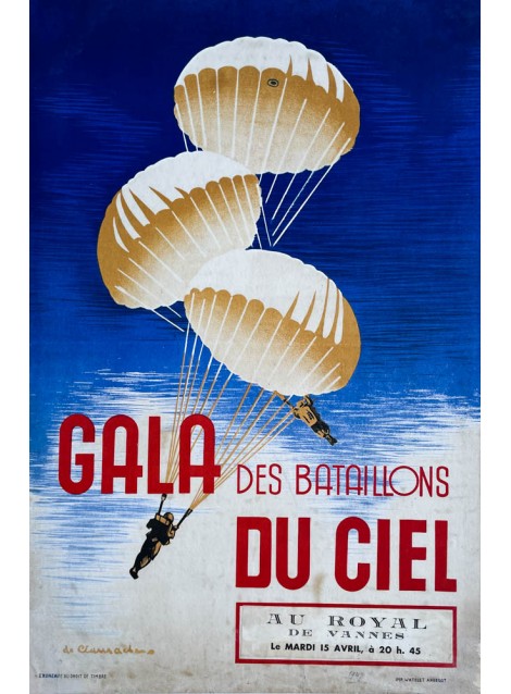 de Clausade. Gala des bataillons du ciel. 1947.