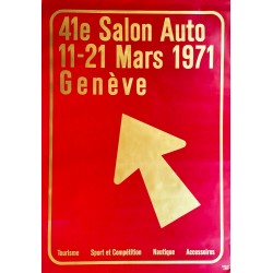 Herbert Leupin. Salon de l'auto, Genève. 1971.