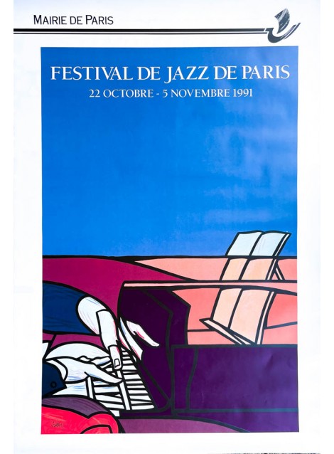 Valerio Adami. Festival de Jazz de Paris. 1991.