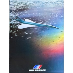 Air France. Concorde. 1977.