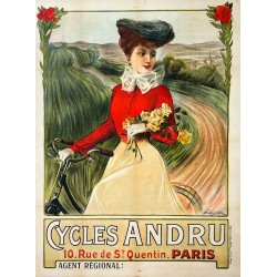 Douzinelle. Cycles Andru. Vers 1900.