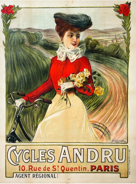 Douzinelle. Cycles Andru. Vers 1900.