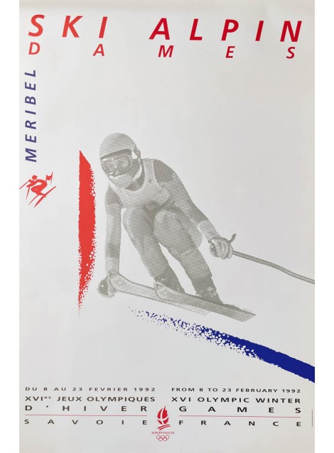 XVIe Jeux Olympiques d'Hiver. Albertville. Ski de vitesse. 1992.