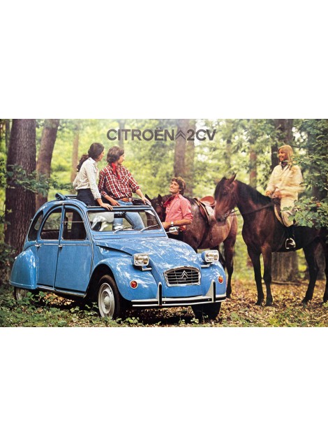 Delpire Advico. Citroën 2CV. Vers 1970.