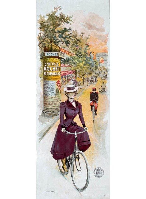 Cycles Rochet. Automobiles. Vers 1900.