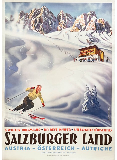 Walter Josef Boschan. Salzburger Land. A Winter Dreamland. ca 1930.