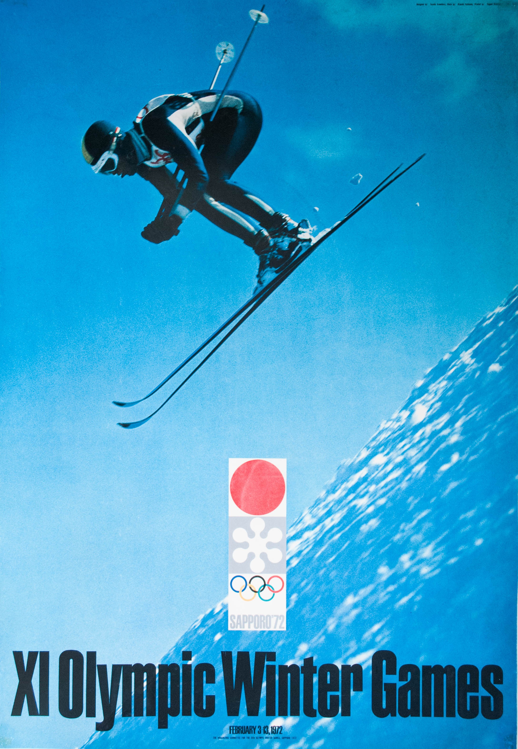 XI Olympic Winter Games Sapporo, Ski. Yusaku KAMEKURA. 1972 