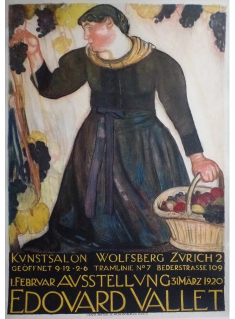 Edouard Vallet. Ausstellung Wolfsberg Zürich. 1922.