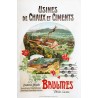 Usines de chaux et ciments, Baulmes. Vers 1895.