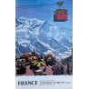 Chamonix Mont-Blanc, Téléphérique du Brévent. 1972.