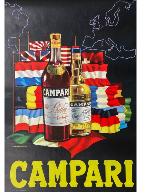 Nino Nanni. Campari. Ca 1955.