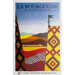 La Bourgogne, Bernard Villemot, 1984