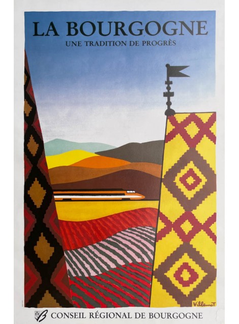 La Bourgogne, Bernard Villemot, 1984