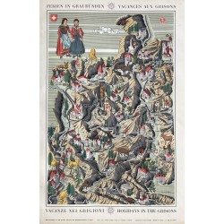 Die Westschweiz. La Suisse romande. 1939.