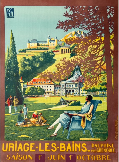 Lucien Baubaut. Uriage-les-Bains. PLM. 1926.