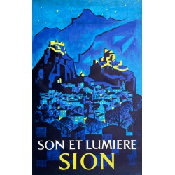 Simone de Quay. Sion, "Son et lumière". 1960.