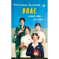 Angelo Cesselon. BOAC prend soin de vous. 1959.