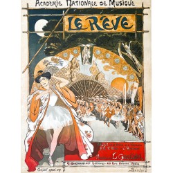 Théophile-Alexandre Steinlen. Le Rêve. 1890.