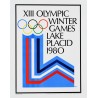 XIII Olympic Games Lake Placid. 1980.